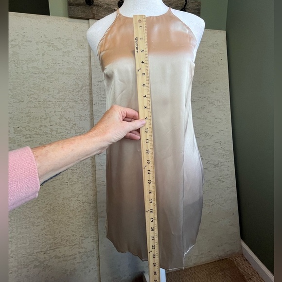 NWT Free People Intimately Free Tan Nightie Chemise S Adjustable Cross Back - Picture 13 of 16